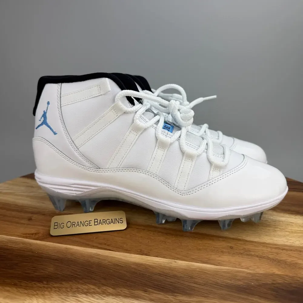 Air Jordan 11 Mid TD Football Cleats Legend Blue HM7324-104 Men's Size 10.5